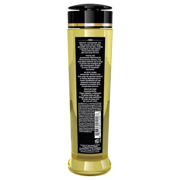 Shunga - masažo aliejus - rožių kvapo - 240ml