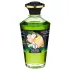 Shunga - šildantis masažo aliejus - žalioji arbata - 100 ml