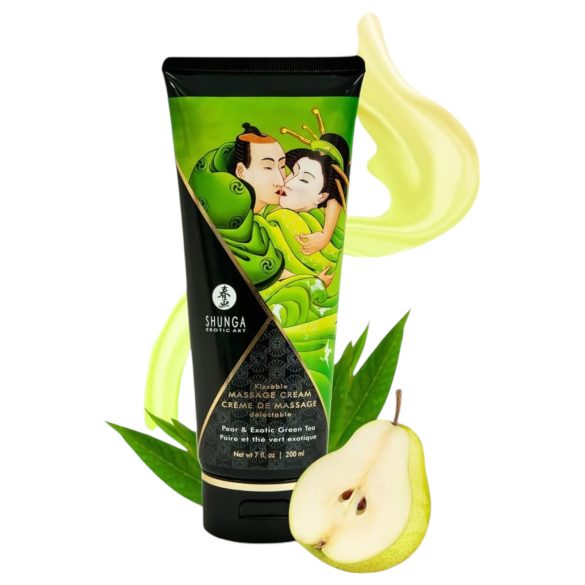 Shunga - masažo kremas - kriaušė (200ml)