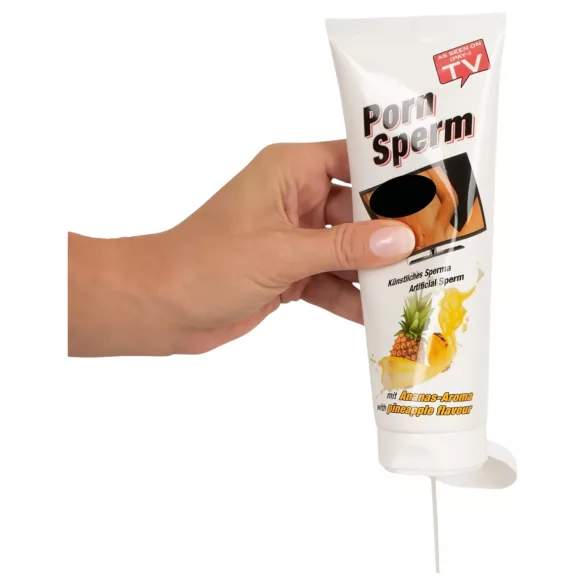 Dirbtinė sperma - lubrikantas ananasų - 250ml