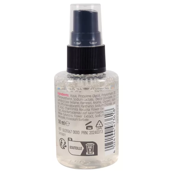 Just Play 2in1 Švarus - intymių vietų ir produktų purškalas (50ml)