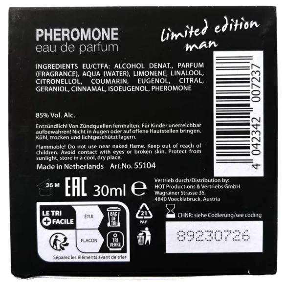 HOT Dubai - feromonų kvepalai vyrams - 30ml