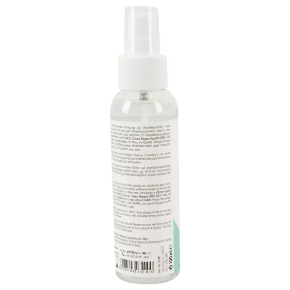 JoyDivision Clean Safe - dezinfekcinis ir valomasis purškiklis - 100 ml