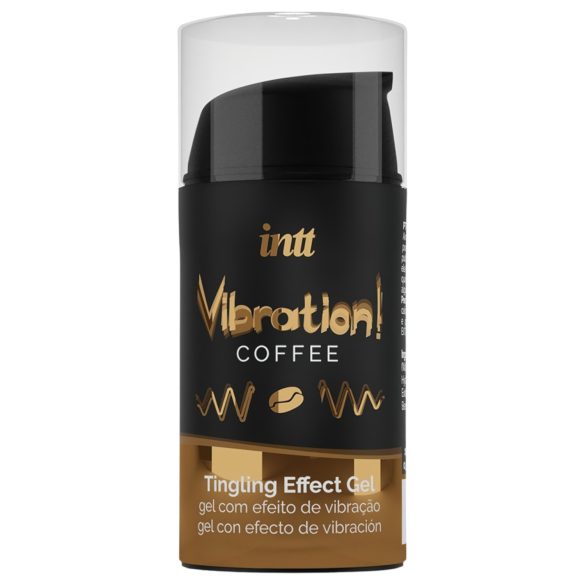 Intt Vibracija! Skystas vibratorius - kava (15 ml)