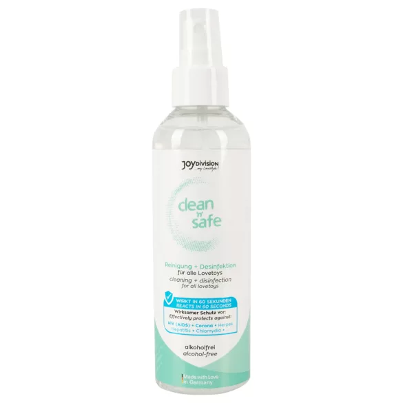 JoyDivision Clean Safe - dezinfekuojantis ir valomasis purškiklis - 200 ml