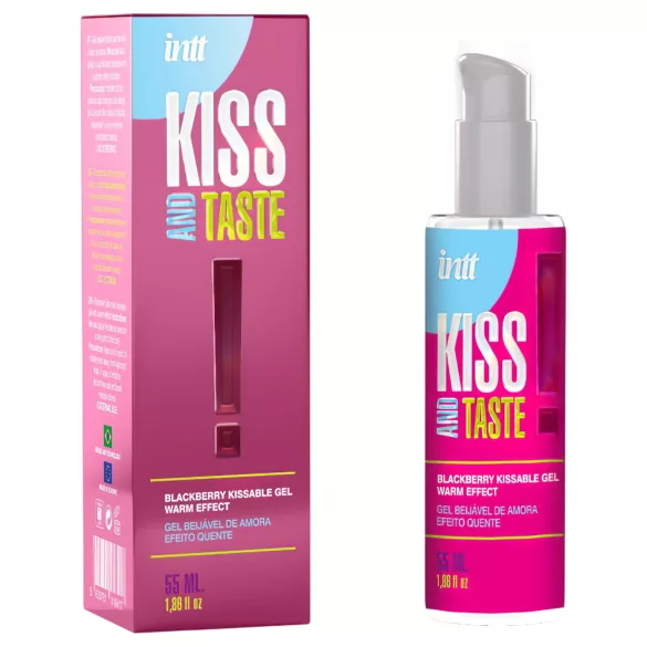 Intt Kiss and Taste - šildantis lubrikantas - gervuogių - 55 ml