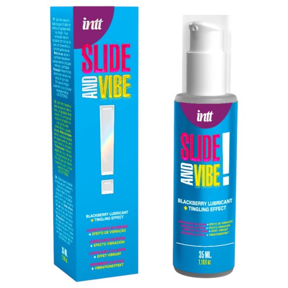 Intt - valgomas, dilgčiojantis intymus lubrikantas - gervuogės (35ml)