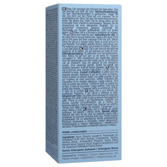 Mister Size - ejakuliacijos atidėjimo gelis - 50ml