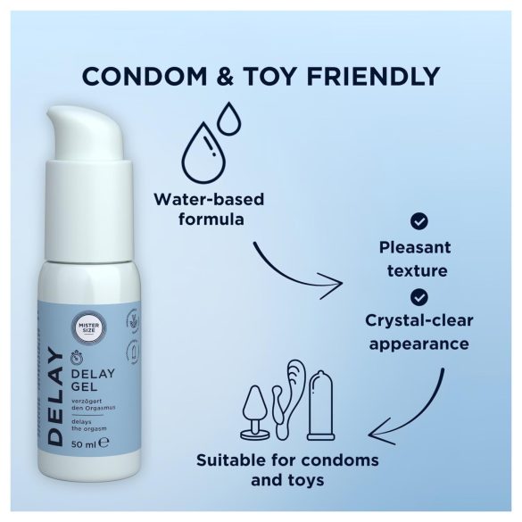 Mister Size - ejakuliacijos atidėjimo gelis - 50ml