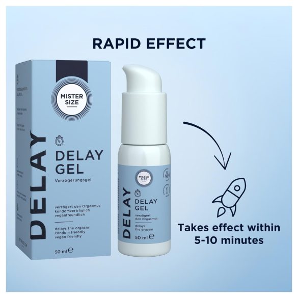 Mister Size - ejakuliacijos atidėjimo gelis - 50ml