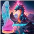 Beasty Cocks - dildo rinkinys su lubrikantu - silikonas