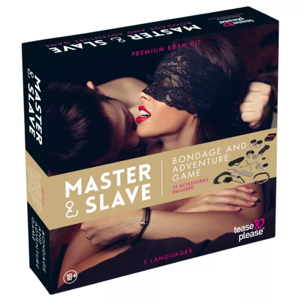 tease & please - Master & Slave - aukščiausios kokybės BDSM nuotykių rinkinys poroms (13 dalių)