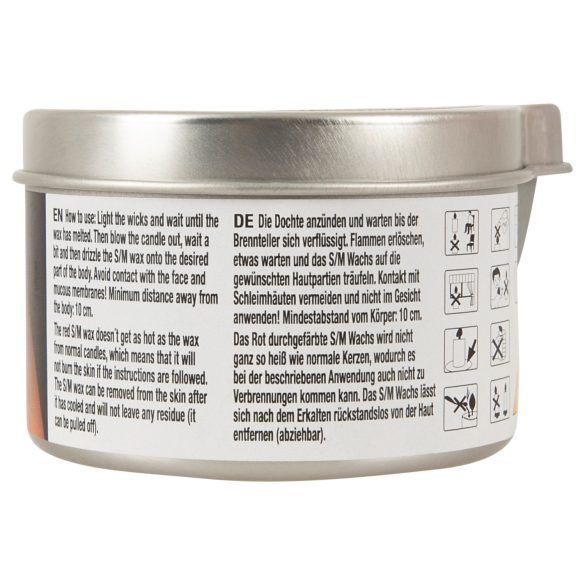 BDSM - masažo žvakė kūnui - parafinas 100 ml