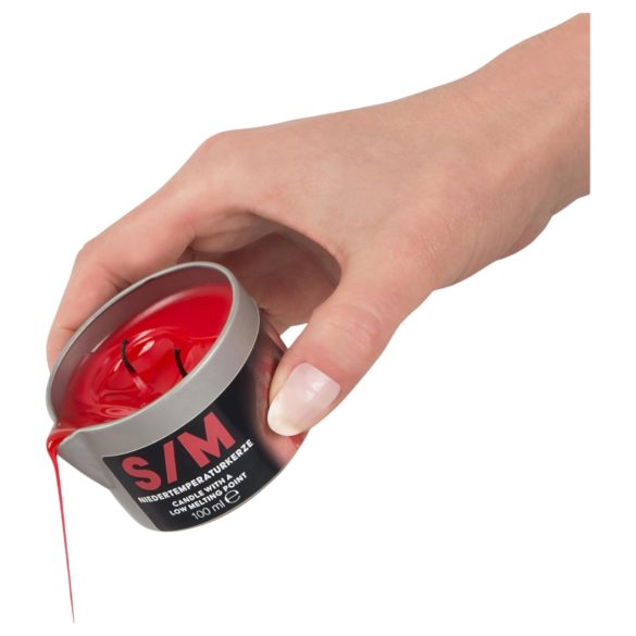 BDSM - masažo žvakė kūnui - parafinas 100 ml