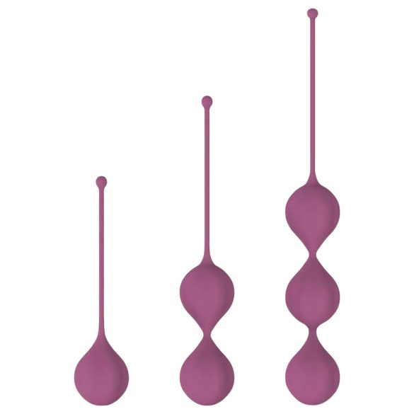 Cotoxo Belle - 3 dalių geišų rutuliukų rinkinys (violetinė)