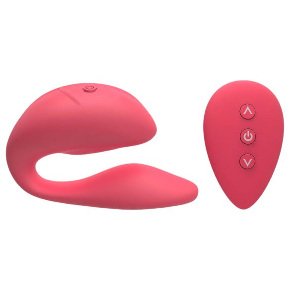 Cotoxo Cupid 2 - nuotolinio valdymo porų vibratorius (raudona)