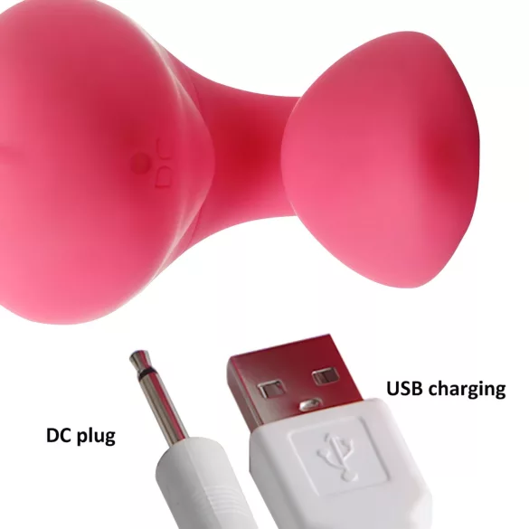 Cotoxo Cupid 2 - poros vibratorius su nuotolinio valdymo pultu - raudonas