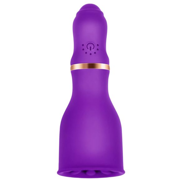Sunfo - belaidis gilės formos vibratorius (violetinis)