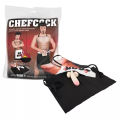 CHEFCOCK - virtuvinis prijuostė vyrams - juokingas dizainas