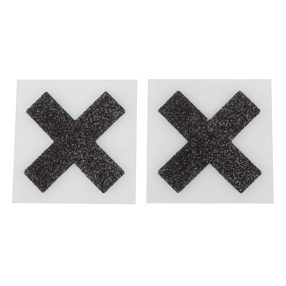 Blizgūs spenelių lipdukai - X