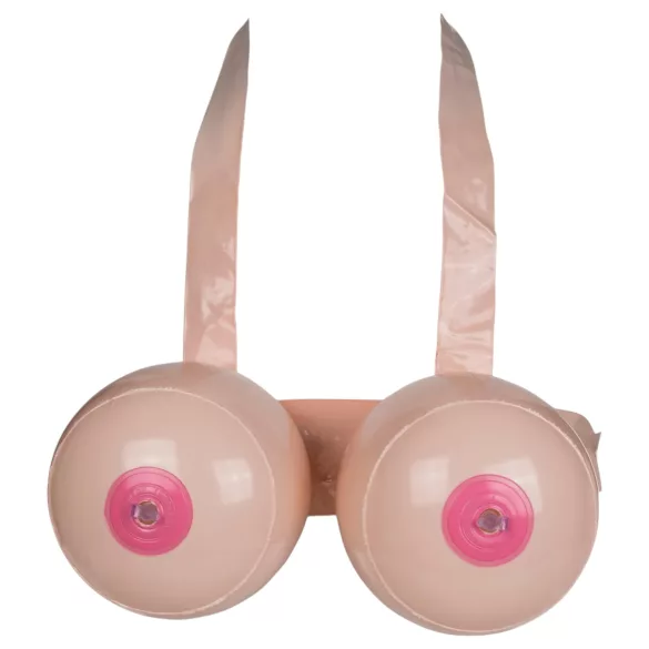 Boob Battle - pripučiami prisegami krūtinės žaislai - kūno spalvos