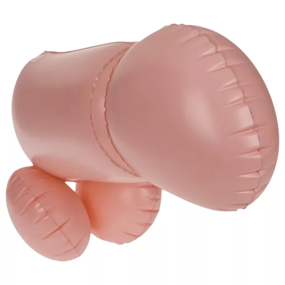 Cock Fighting - pripučiamas prisegamas penis - natūralios spalvos