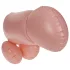 Cock Fighting - pripučiamas prisegamas penis - natūralios spalvos
