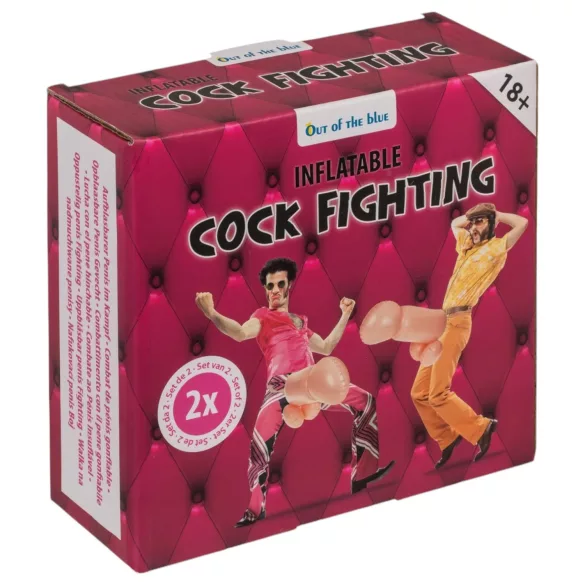 Cock Fighting - pripučiamas prisegamas penis - natūralios spalvos