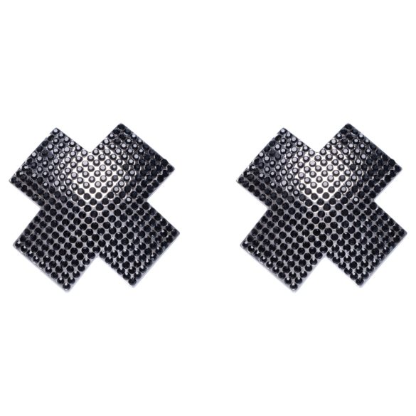 Cottelli - spenelių lipdukai - strazdais puošti - juodi