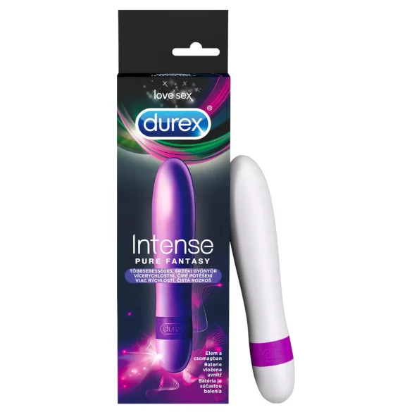 Durex Intense Pure Fantasy - lazdelės formos vibratorius (baltas)