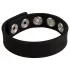 Pulselock Forge - reguliuojamas užsegamas silikoninis penio žiedas (juodas) - 228 mm