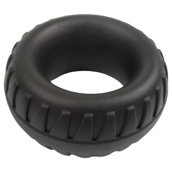 Pulselock Oak - ypač storas silikoninis varpos žiedas (juodas) - 40 mm