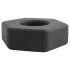 Pulselock Forge - varžto veržlės formos silikoninis penio žiedas (juodas) - 22 mm