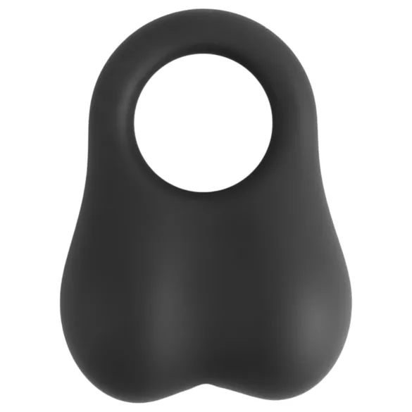 Pulselock Taur - silikoninis penio žiedas su pasunkintais rutuliukais (juodas)
