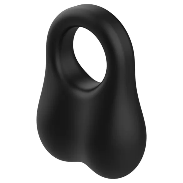 Pulselock Taur - silikoninis penio žiedas su pasunkintais rutuliukais (juodas)