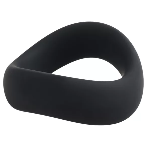 Pulselock Cocktura - susuktas silikoninis sėklidžių žiedas (juodas) - 5 cm