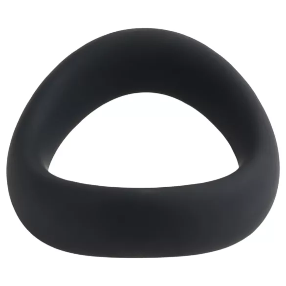 Pulselock Cocktura - susuktas silikoninis sėklidžių žiedas (juodas) - 5 cm