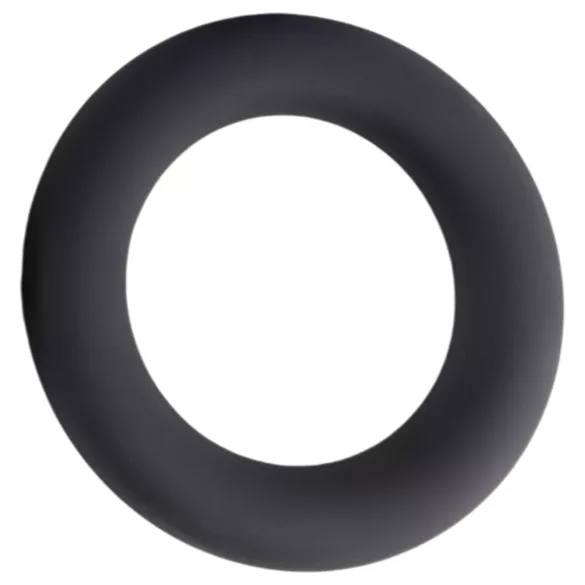 Pulselock Cirkl - juodas silikoninis varpos žiedas (30 mm)