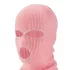Balaclava - megzsta kaukė su 3 angomis - rožinė