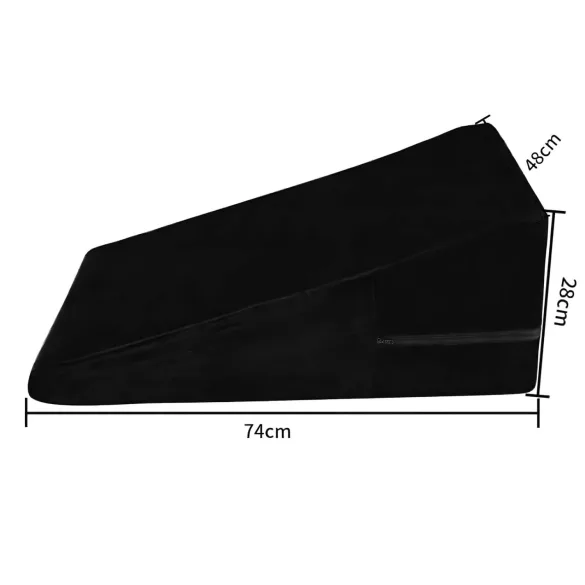 Desirel Magic Pillow - sekso pleišto formos pagalvė - didelė (juoda)