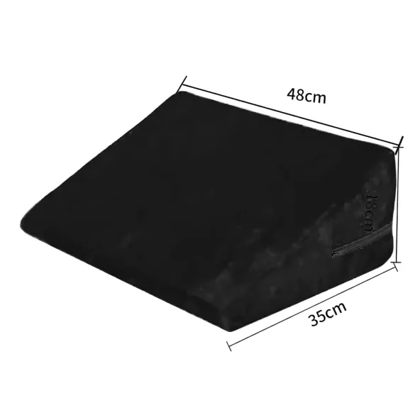 Desirel Magic Pillow - sekso pagalvė-pleištas - maža (juoda)