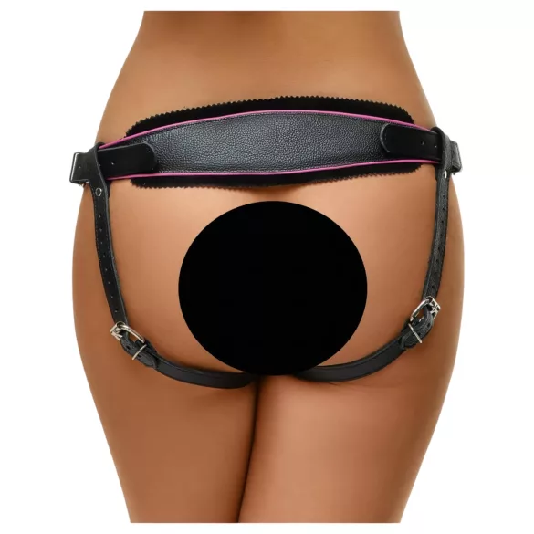ZADO - juodos odos apatiniai prisegamam dildo BDSM (S-L)