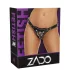 ZADO - juodos odos apatiniai prisegamam dildo BDSM (S-L)