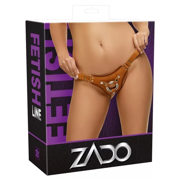 ZADO - odos apatiniai prisegamiems žaislams - ruda - XXL