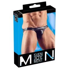 Svenjoyment - blizgūs jockstrap apatiniai - juodi