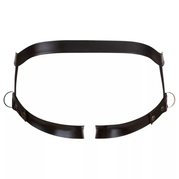 Svenjoyment - reguliuojamas diržas su penio žiedu - juodas - M/L