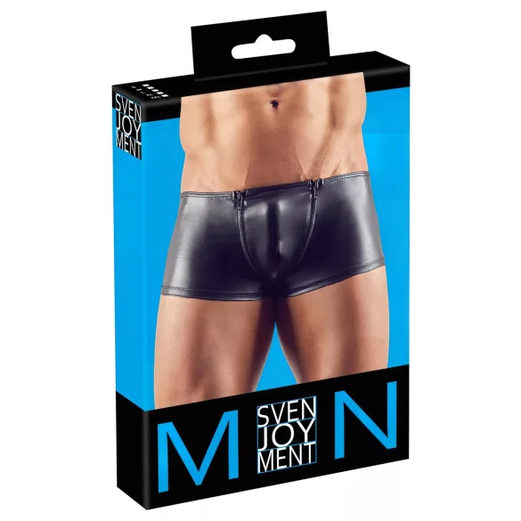 Svenjoyment - vyriški bokseriai su užtrauktuku - juodi