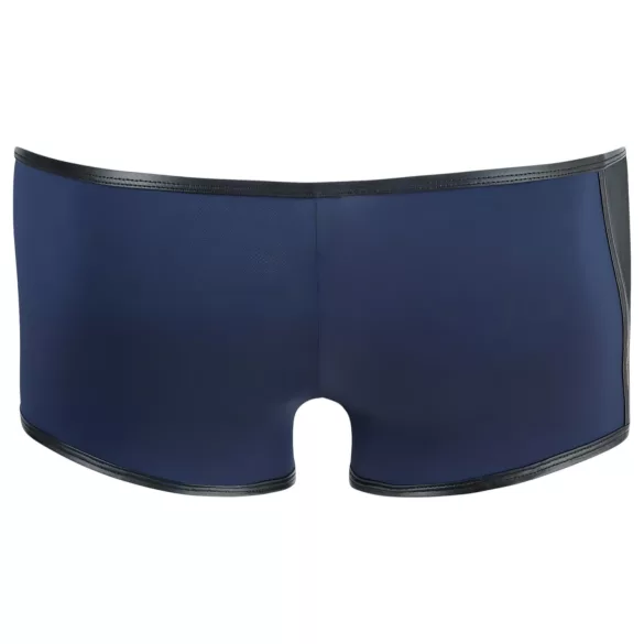 NEK - vyriški bokseriai - juodi su mėlynais raišteliais, tinkleliu