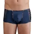 NEK - vyriški bokseriai - juodi su mėlynais raišteliais, tinkleliu - M