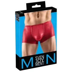 Svenjoyment - vyriški blizgūs push-up šortukai - raudoni